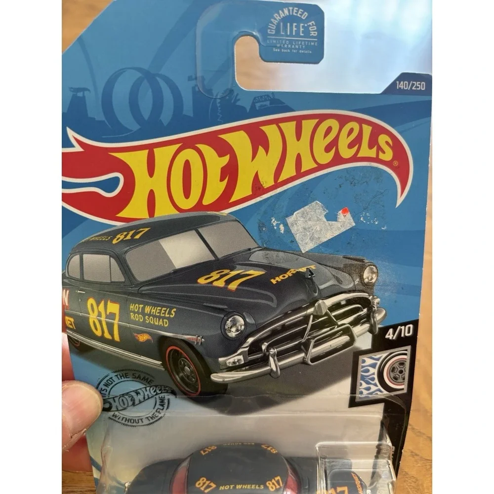 Hot Wheels '52 Hudson Hornet 817‎ Blue Diecast 1:64 Rod Squad Series Car 2017